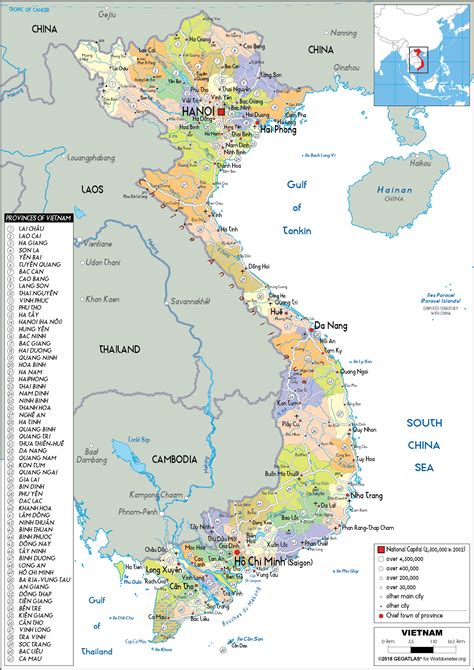 Large Size Political Map Of Vietnam Worldometer The Best Porn