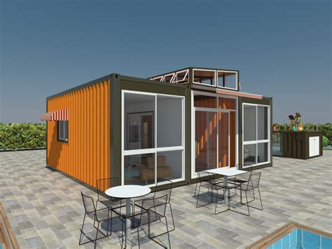 China 40 Feet Luxury Prefabricated Modular Shipping Container House
