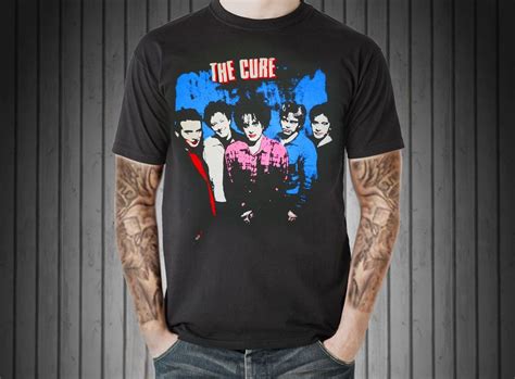 The Cure T Shirt Vintage Retro Graphic Tee English Uk 70 Post Punk