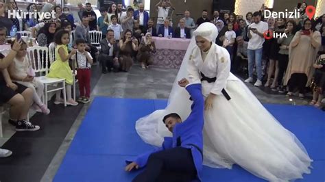 بالفيديو ـ عروس تركية تطرح عريسها أرضاً في حفل زفافهما lebanon news
