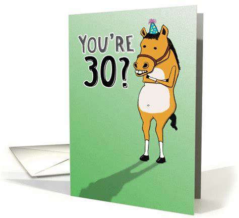 Funny 30th Birthday Card 1297884