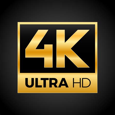 4k Ultra Hd Symbol High Definition 4k Resolution Mark Uhd 44 Off