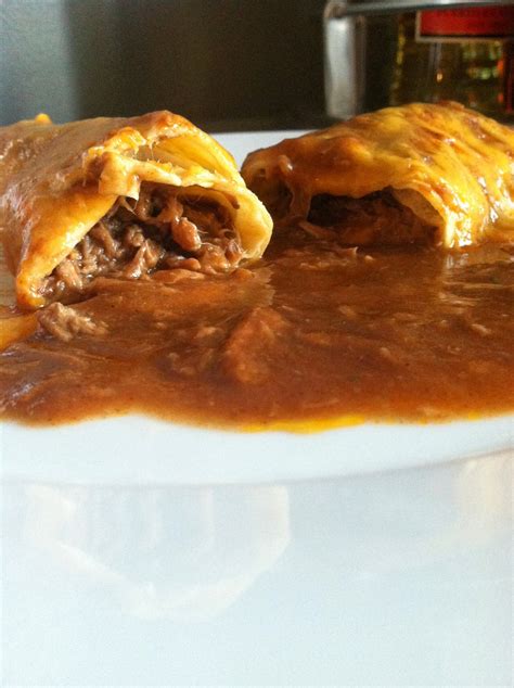 Heat refried beans in a saucepan. Katie Cooks Dinner: CHILE COLORADO BURRITOS