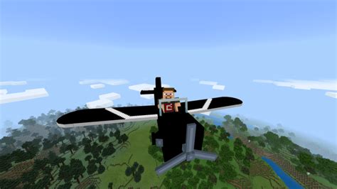 Mcpebedrock Addons And Mods Simple Airplane Add On Just Another