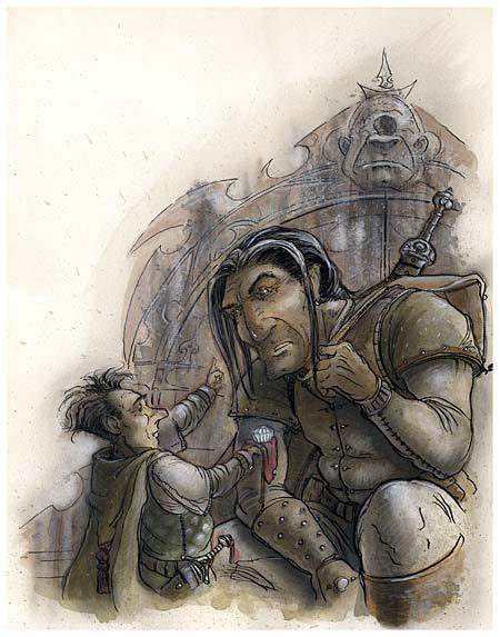 Halfling By Tony Diterlizzi Advanced Dungeons And Dragons Fantasy