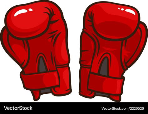 Boxing Gloves Royalty Free Vector Image Vectorstock