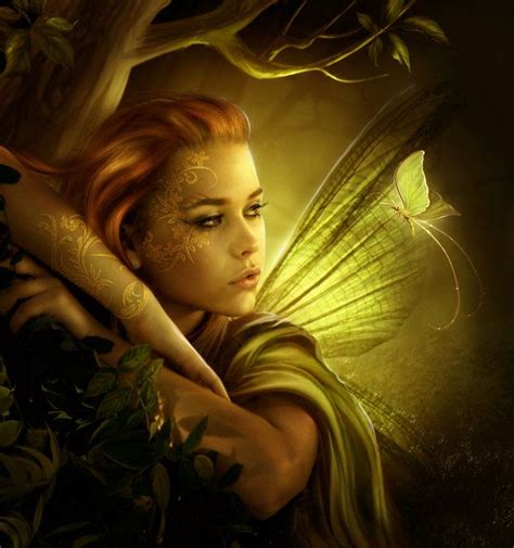 Redhead Faerie Fantasy Art Illustrations Fairy Art Fantasy Fairy