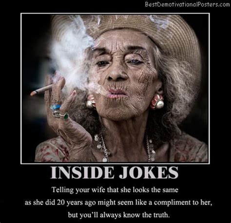 Inside Jokes Demotivational Poster