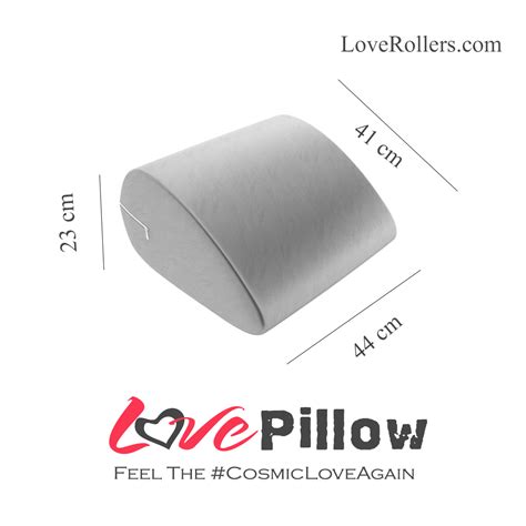 Premium Series Lovepillows Love Making Pillows Soft Grey With Soft