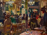 Alfred Martin | Paintings prev. for Sale | Brasserie in Paris