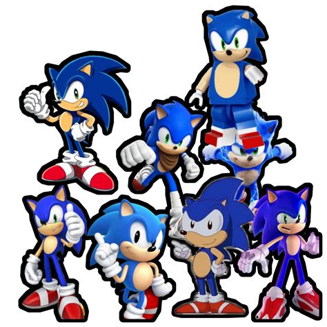 All the sonics over the years : r/SonicTheHedgehog
