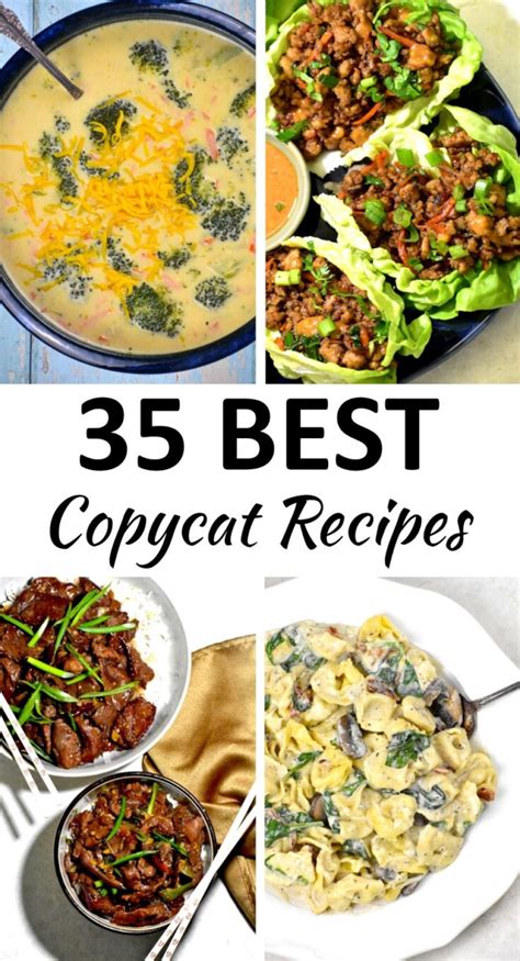 The 35 Best Copycat Recipes Gypsyplate