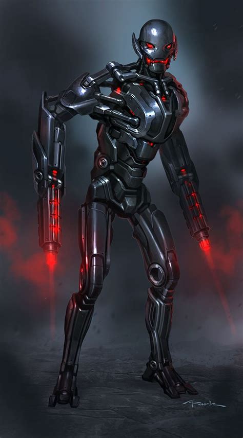 Ultron Drone Avengers Age Of Ultron Concept Art By Andy Park