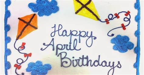April Birthdays English And Colours