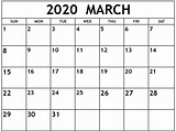 March Calendar 2020 – USA Festivals & Holidays | Free Printable Calendar