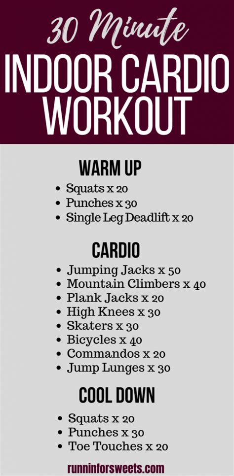 List Of Cardio Workouts At Home Blog Dandk