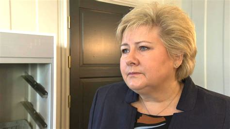 Erna Solberg Om Dark Room Saken Utrolig Vondt å Høre Historiene