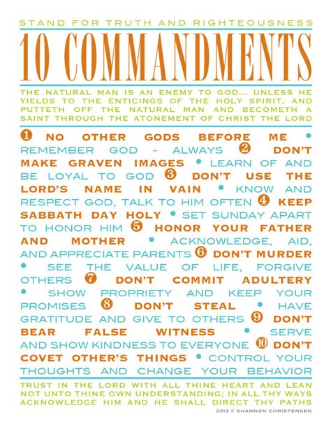 Download a printable file for this lesson download the first commandment poster discussion questions why did god give us the ten commandments? MENTOR: Come Follow Me • 10 Commandments - LDS Nest