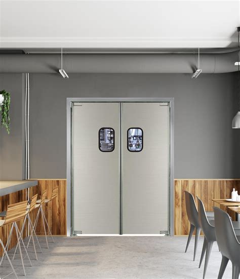 Lightweight Commercial Aluminum Swinging Kitchen Doors