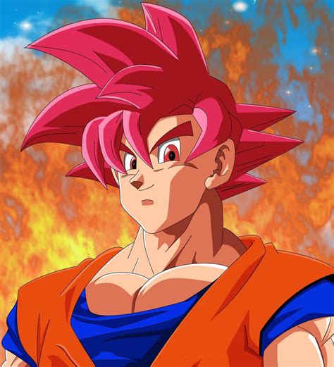 This article is about the form. Super Saiyan God Goku by SaiyanGoddess on DeviantArt