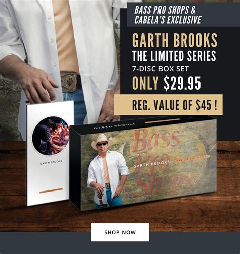 New Garth Brooks Limited Series Now Available Cabelas
