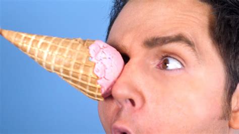 Ice Cream In Eye Youtube