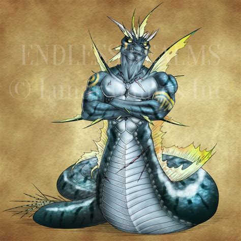 Endless Realms Bestiary Naga By Jocarra On Deviantart Bestiary Creature Art Fantasy Artwork