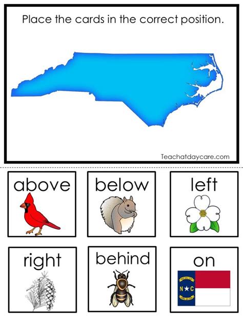 30 North Carolina State Symbols Themed Learning Games Etsy