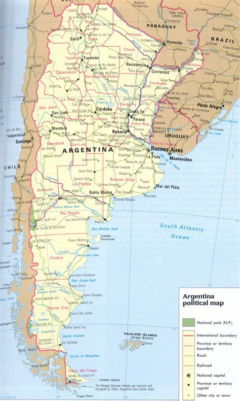 Mapa De Argentina Completo Mapa De Argentina Completo