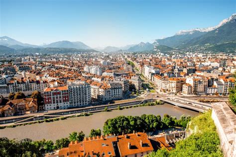 Grenoble City In France Stock Photo Image Of French 78449842
