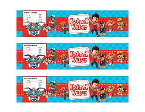 Paw Patrol Labels Free Printables Patrol Paw Printable Rocky Kit Mini