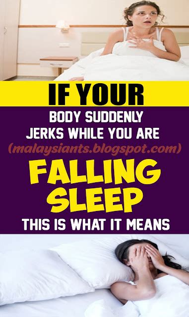 Does Your Body Suddenly Jerk While Falling Asleep This Is Why