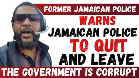 ex cop sasys the police force in jamaica is all about money corruption youtube
