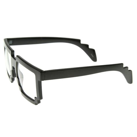 Cool Hipster 8 Bit Gamer Nerd Geek Glasses 8537 In 2022 Geek Glasses Nerd Geek Trendy Games