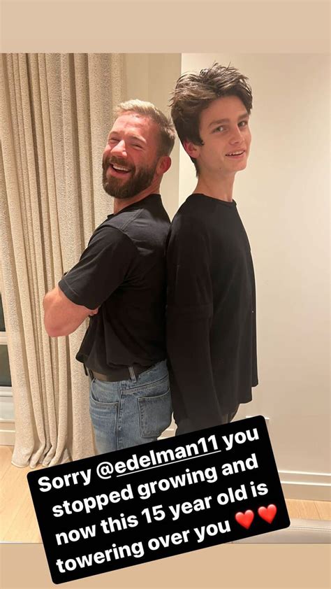 Tom Brady Trolls Julian Edelman As Son Jack 15 Is Towering Over Him