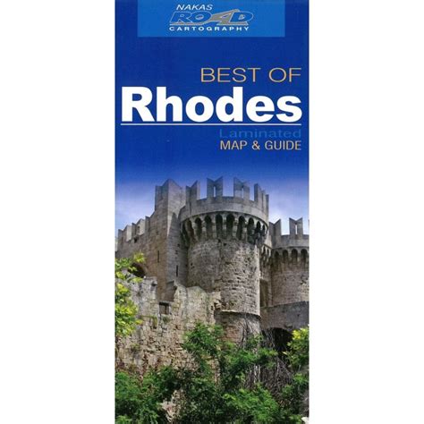Rhodes Greece Best Of Tourist Map With Information Guide Road