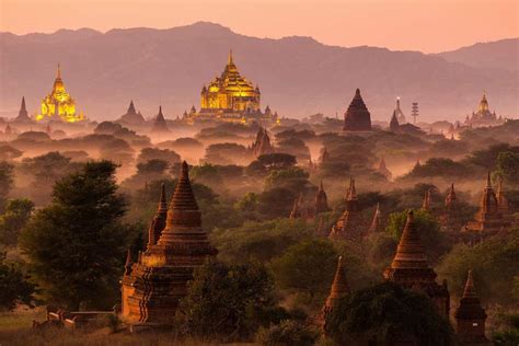 Pagodas Under A Warm Sunset In Bagan Myanmar Insight Guides Blog