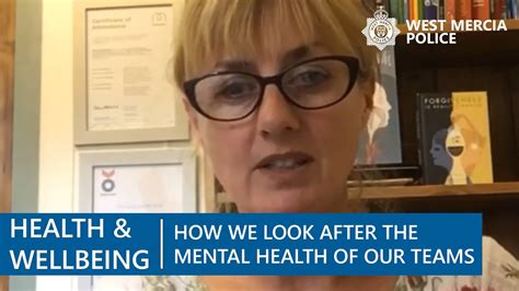 Health And Wellbeing In Policing How West Mercia Police Look After The Mental Health Of Our