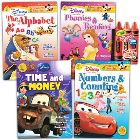 Buy Disney Princess Activity Workbooks Set Of 4 Preschool Pre K