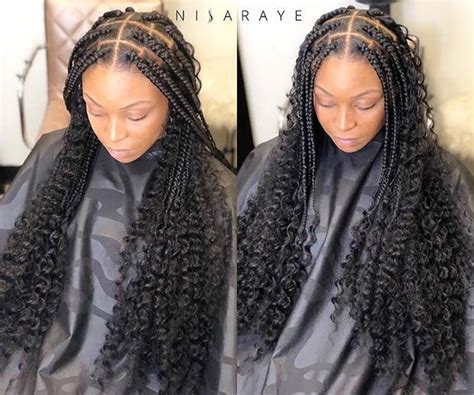 25 Gorgeous Braids With Curls That Turn Heads Page 2 Of 2 Stayglam