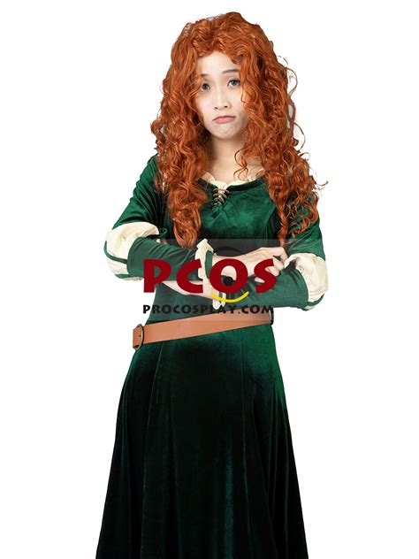 Disney Pixar Film Brave Princess Merida Cosplay Costume For Adults