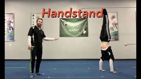 How To Do A Handstand Learn Tricking Youtube