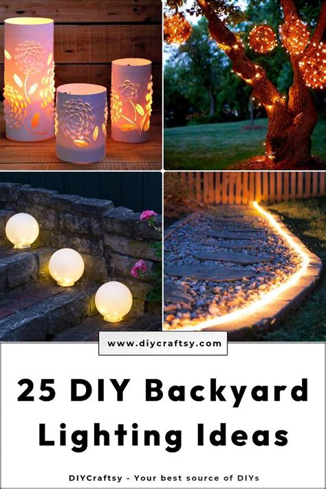 25 Diy Outdoor Lighting Ideas For Backyard Diy Crafts