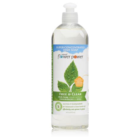 For some, natural could mean no artificial/synthesized. Free & Clear Natural Dish Soap, 16 Ounce » Natural Flower ...