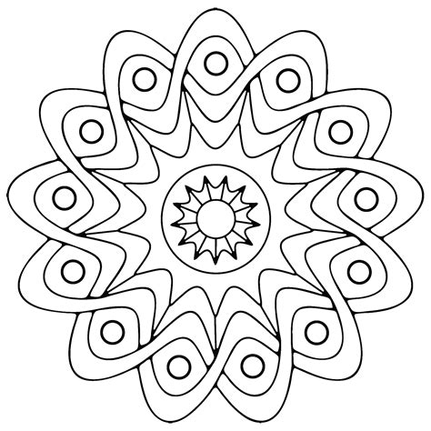 Mindfulness Coloring Page Kids Coloring Home