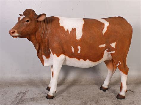 guernsey cow life size statue lm treasures