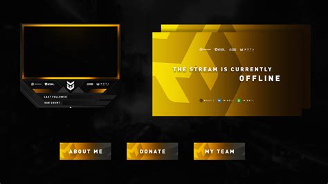 Stream Graphics on Behance | Twitch streaming setup, Streaming ...