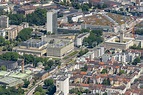 Luftbild Karlsruhe - Stadtansicht vom Innenstadtbereich Bereich ...