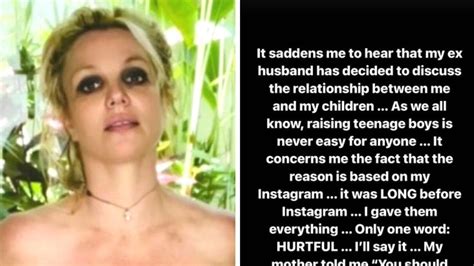 Britney Spears Speaks Out About Naked Photos After Ex Kevin Federline
