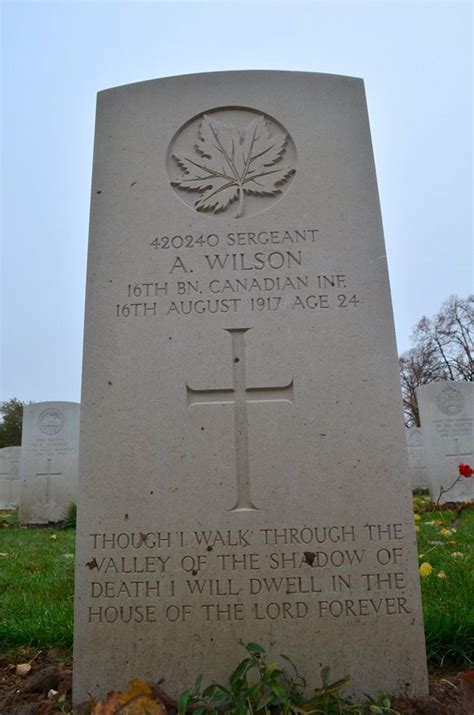 Archibald Wilson The Canadian Virtual War Memorial Veterans Affairs
